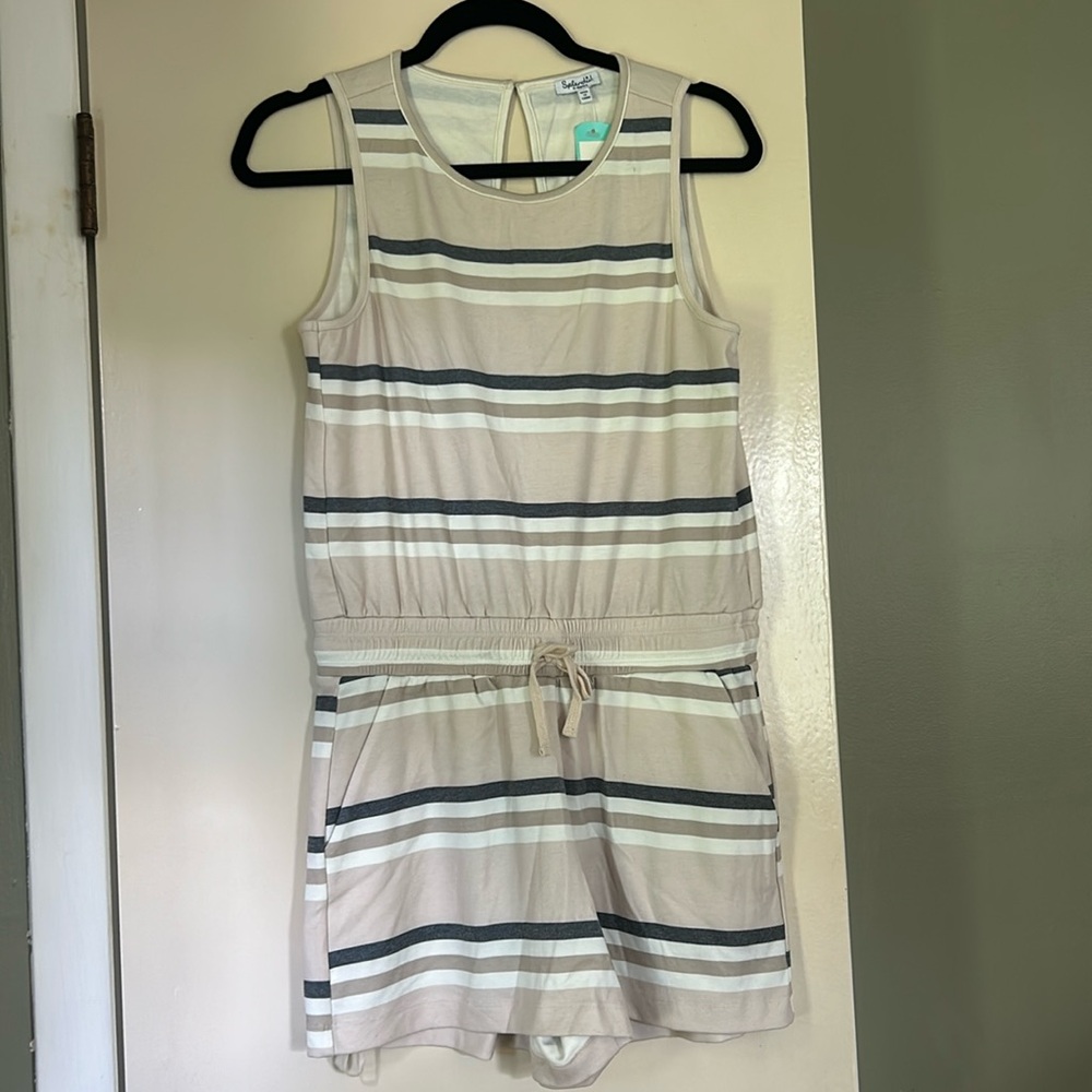 Splendid striped romper new with tags